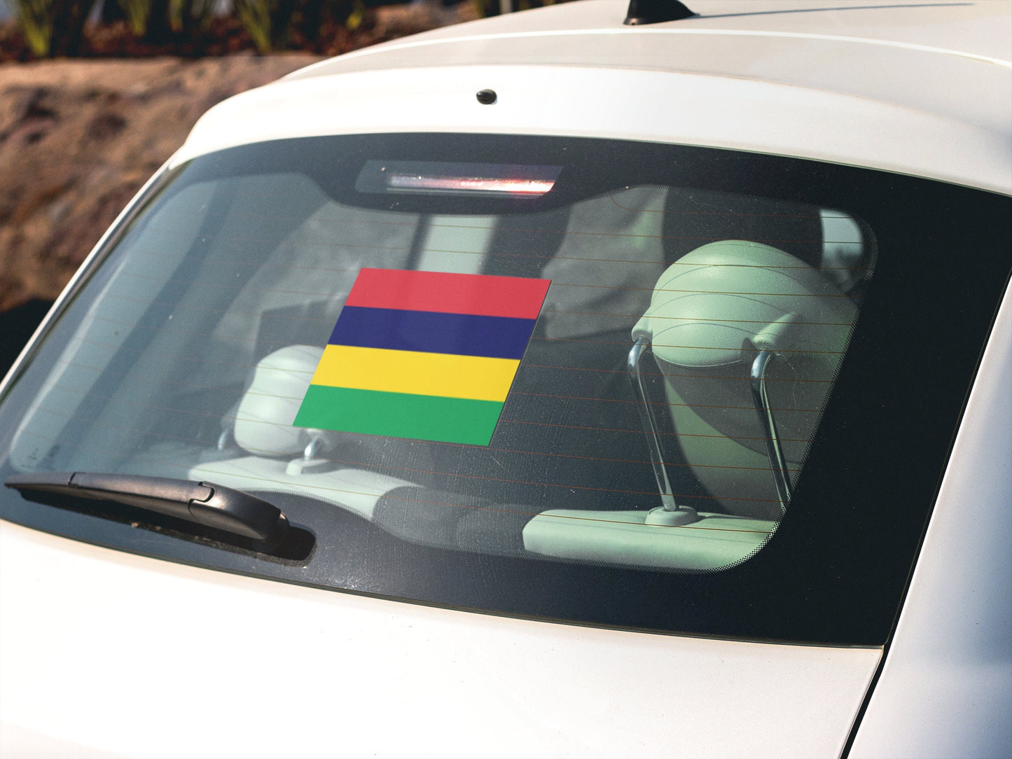 Mauritius Flag Sticker Decal