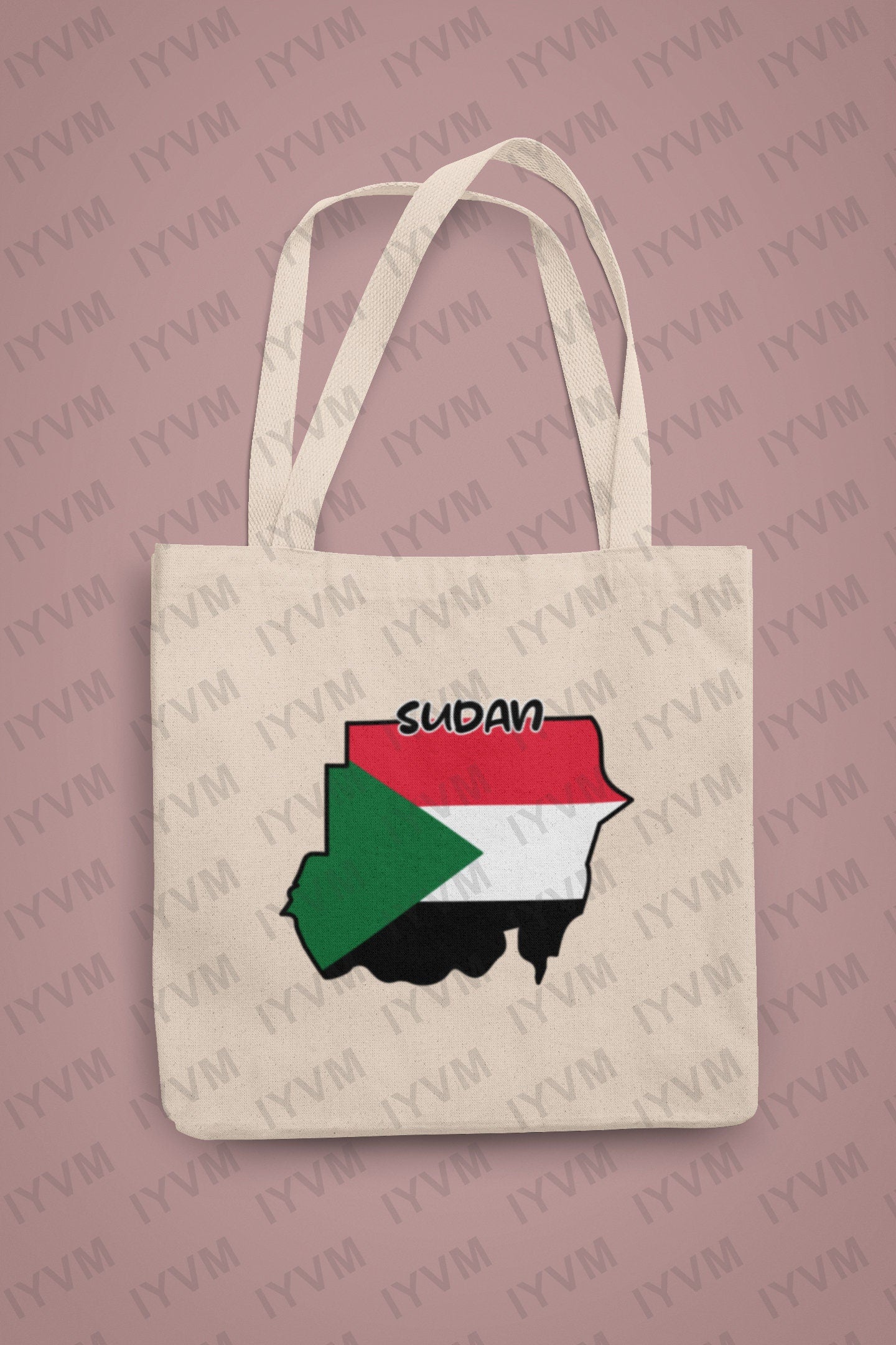 Sudan Map Iron On Heat Transfer Vinyl HTV / Republic of the Sudan / North Sudan / Khartoum / Omdurman / Sudanese