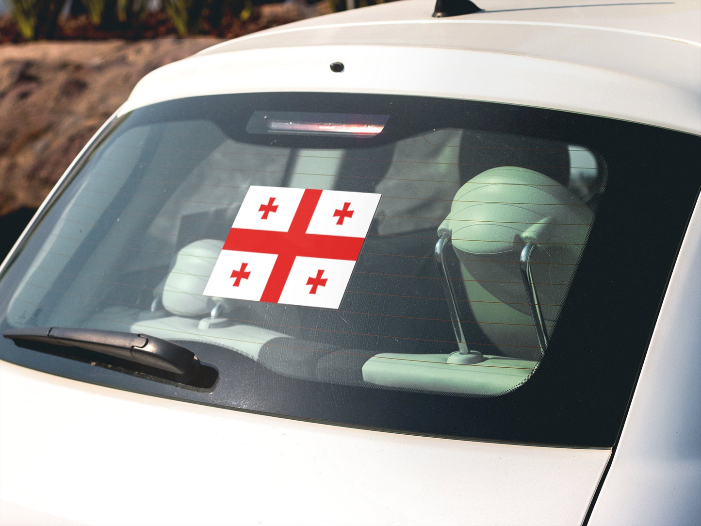 Georgia Flag Sticker Decal