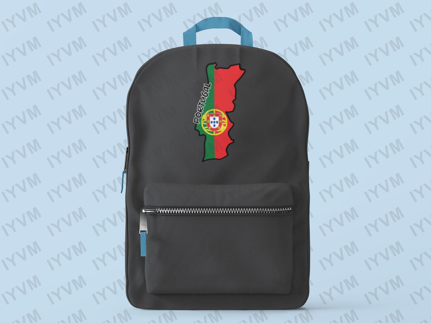 Portugal Map Iron On Heat Transfer Vinyl HTV / Portuguese Republic / Esta é a ditosa Pátria minha amada / Lisbon / Portuguese