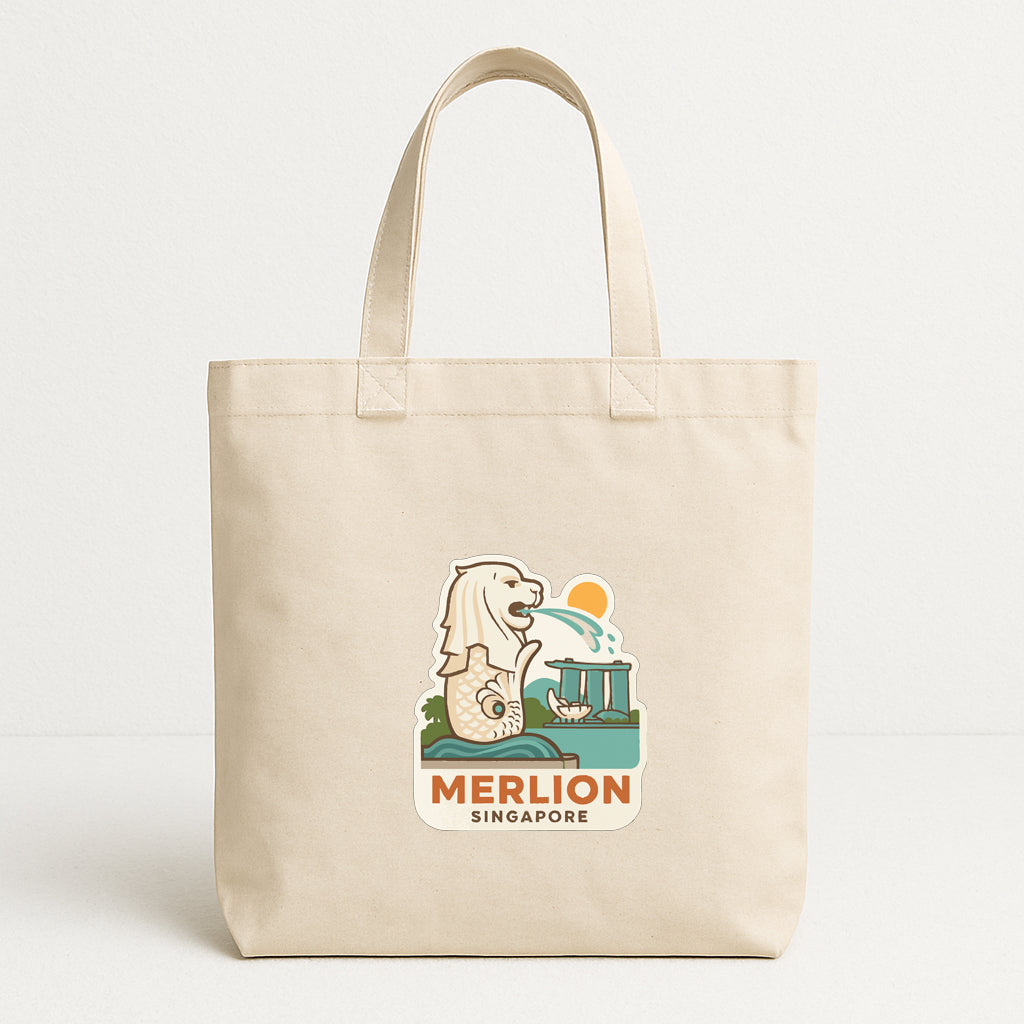 Merlion Singapore Iron On Heat Transfer Vinyl HTV Die-Cut Symbolic Landmark