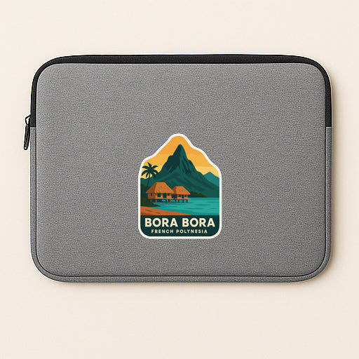 Bora Bora French Polynesia Iron On Heat Transfer Vinyl HTV Die-Cut Symbolic