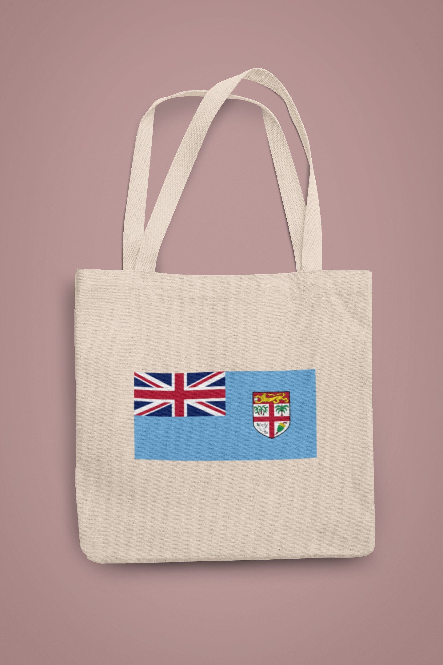 Fiji Flag Iron On Heat Transfer Vinyl HTV / Republic of Fiji / Rerevaka na Kalou ka Doka na Tui / Suva / Fijian