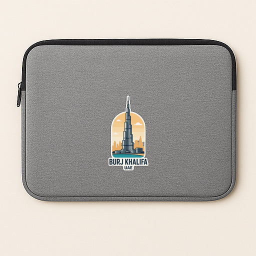 Burj Khalifa UAE Iron On Heat Transfer Vinyl HTV Die-Cut Symbolic Landmark