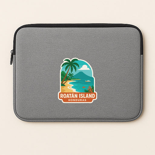 Roatán Island Honduras Iron On Heat Transfer Vinyl HTV Die-Cut Symbolic Landmark