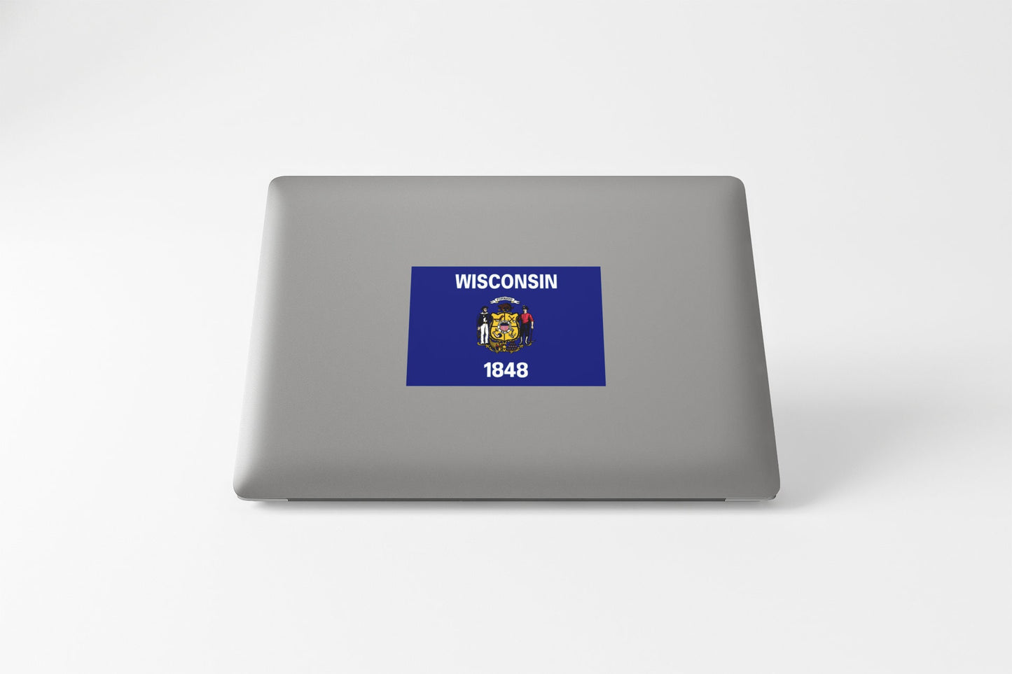 Wisconsin State Flag Vinyl Sticker Decal