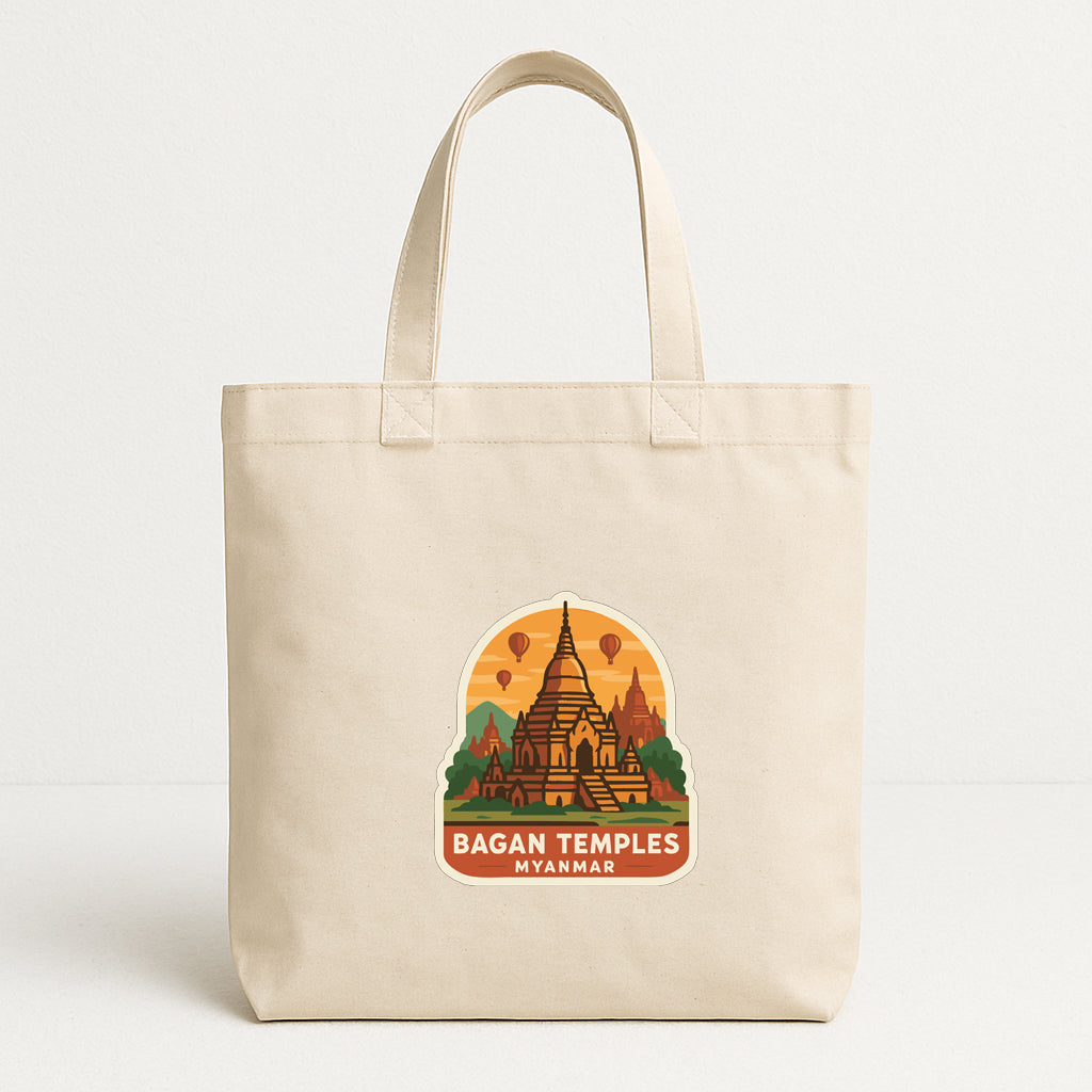Bagan Temples Myanmar Iron On Heat Transfer Vinyl HTV Die-Cut Symbolic Landmark