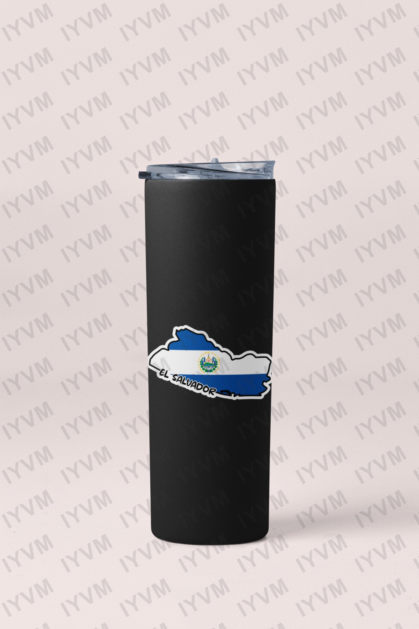 El Salvador Map Flag Sticker Decal / Republic of El Salvador / Dios, Unión, Libertad / San Salvador / Salvadoran Salvadorian