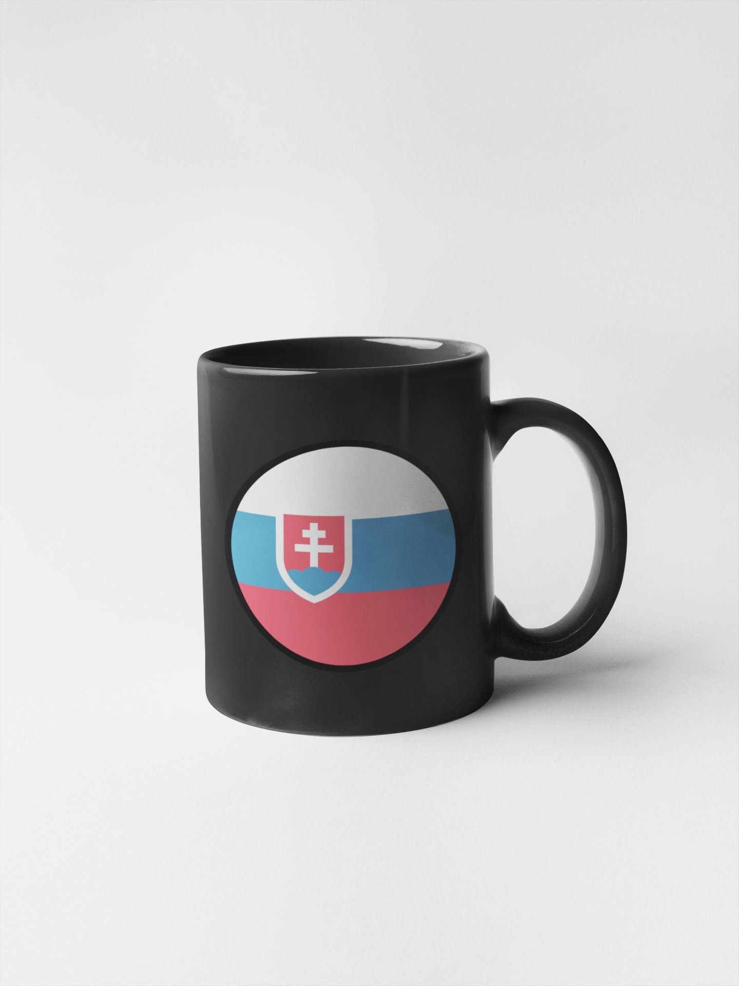Slovakia Flag Circle Sticker Decal