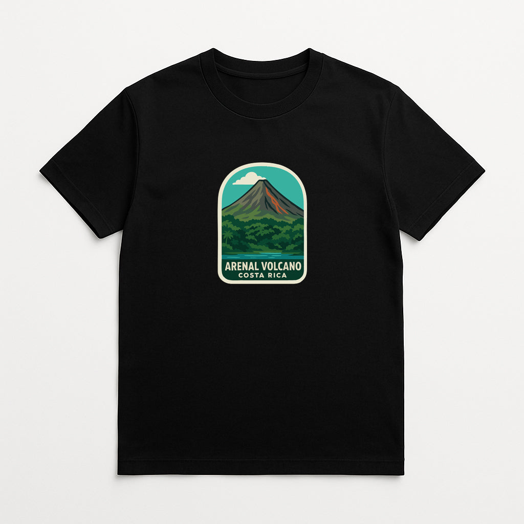 Arenal Volcano Costa Rica Iron On Heat Transfer Vinyl HTV Die-Cut Symbolic