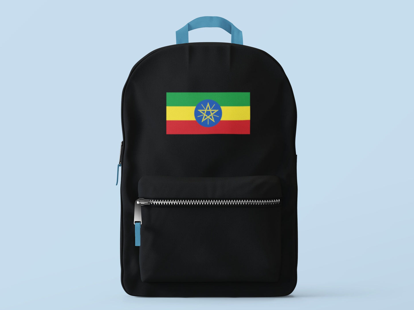 Ethiopia Flag Iron On Heat Transfer Vinyl HTV / Federal Democratic Republic of Ethiopia / Addis Ababa / Ethiopian