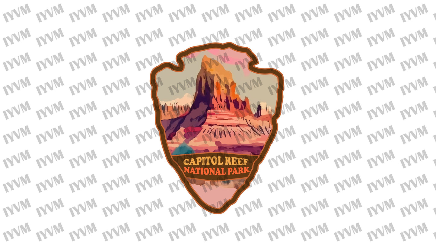 Capitol Reef National Park Sticker Decal - US National Parks Series