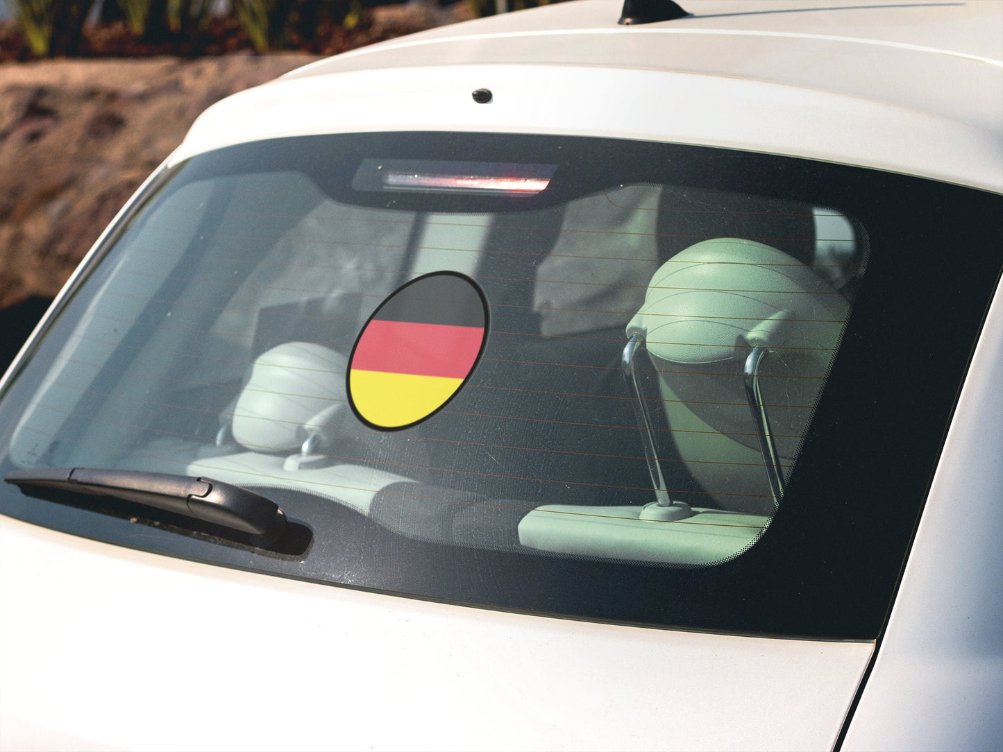 Germany Flag Circle Sticker Decal