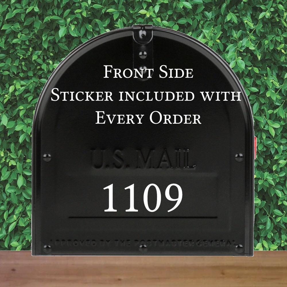 Mailbox Numbers Sticker Decal Street Address Street Numbers