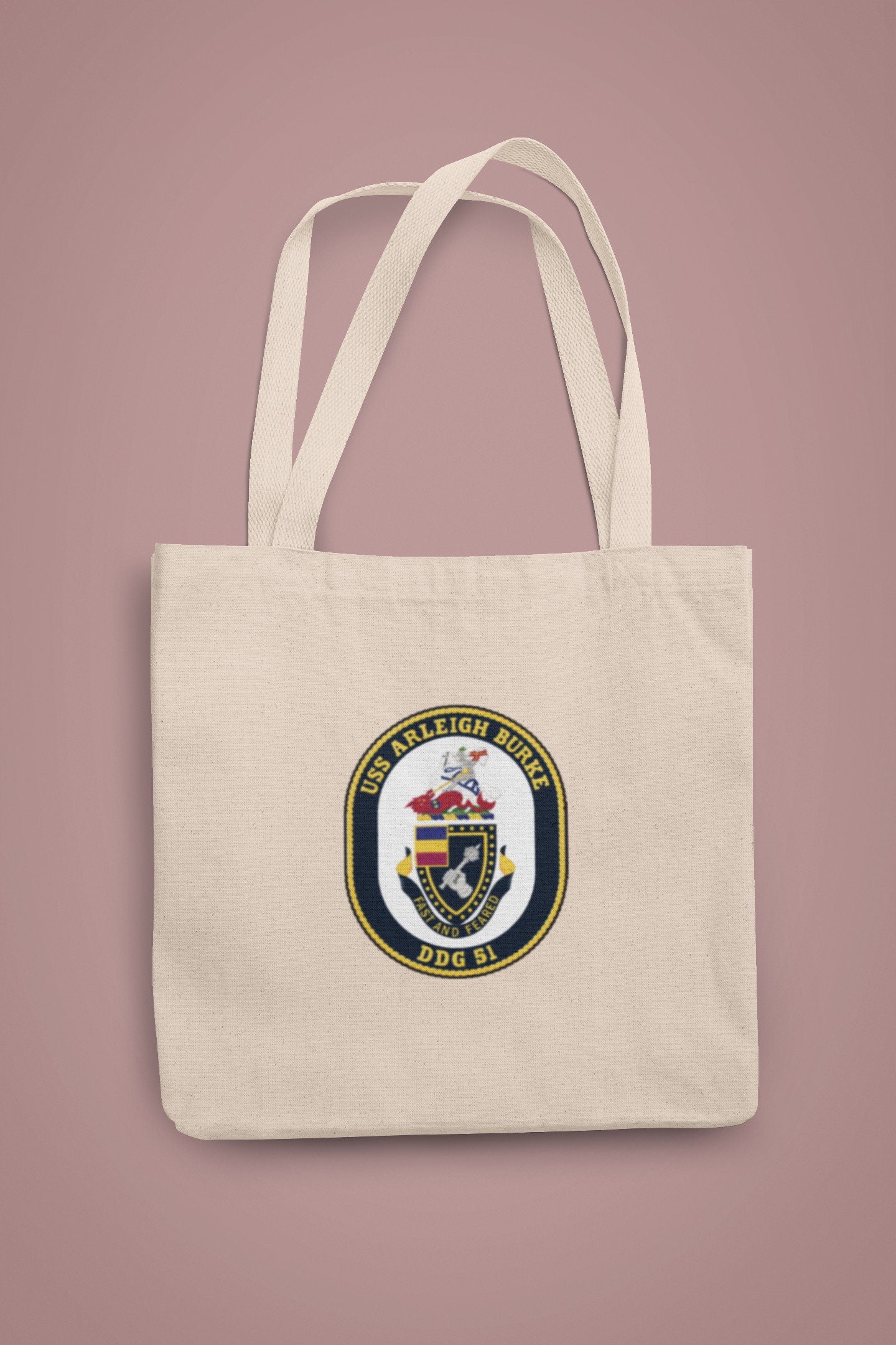 USS Arleigh Burke DDG-51 Badge Iron On Heat Transfer Vinyl HTV Arleigh Burke Class Destroyer