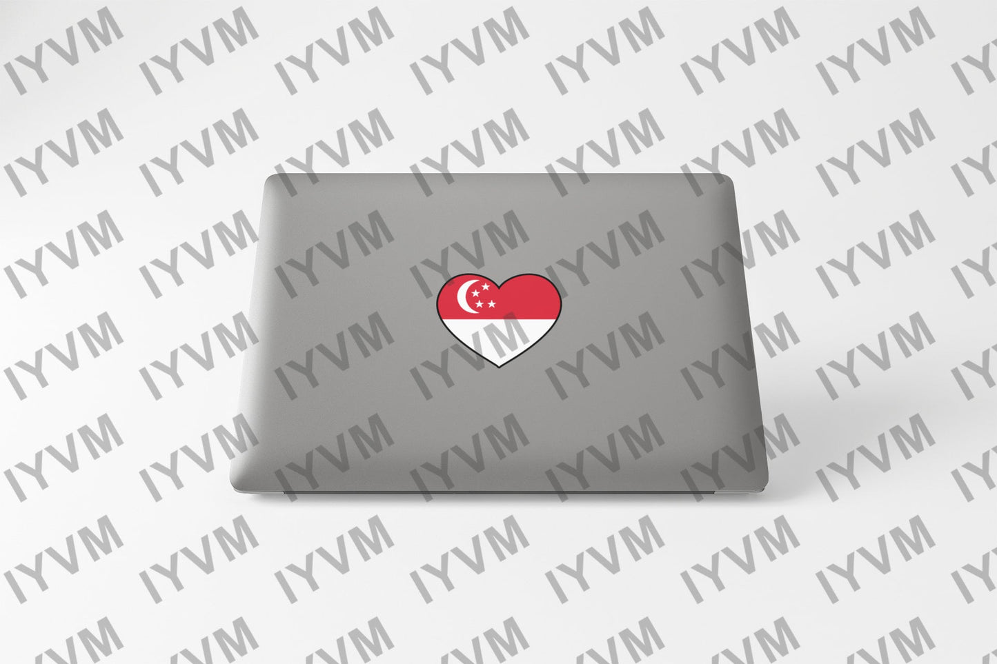 Singapore Flag Sticker Decal / Republic of Singapore / Majulah Singapura / Singaporean /