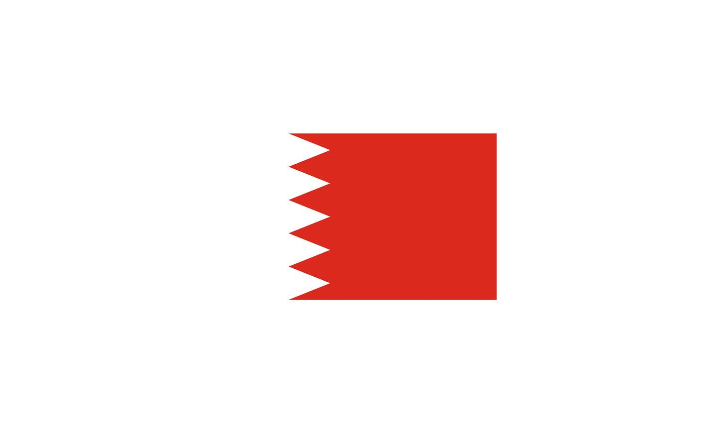 Bahrain Flag Sticker Decal