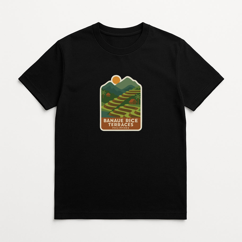 Banaue Rice Terraces Philippines Iron On Heat Transfer Vinyl HTV Symbolic