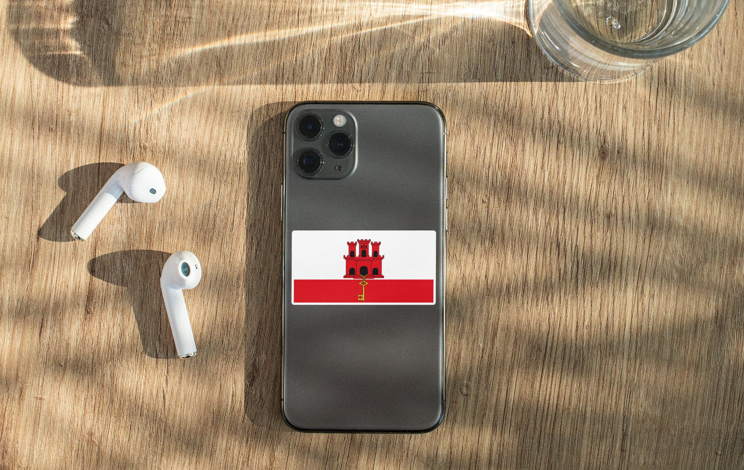 Gibraltar Flag Sticker Decal