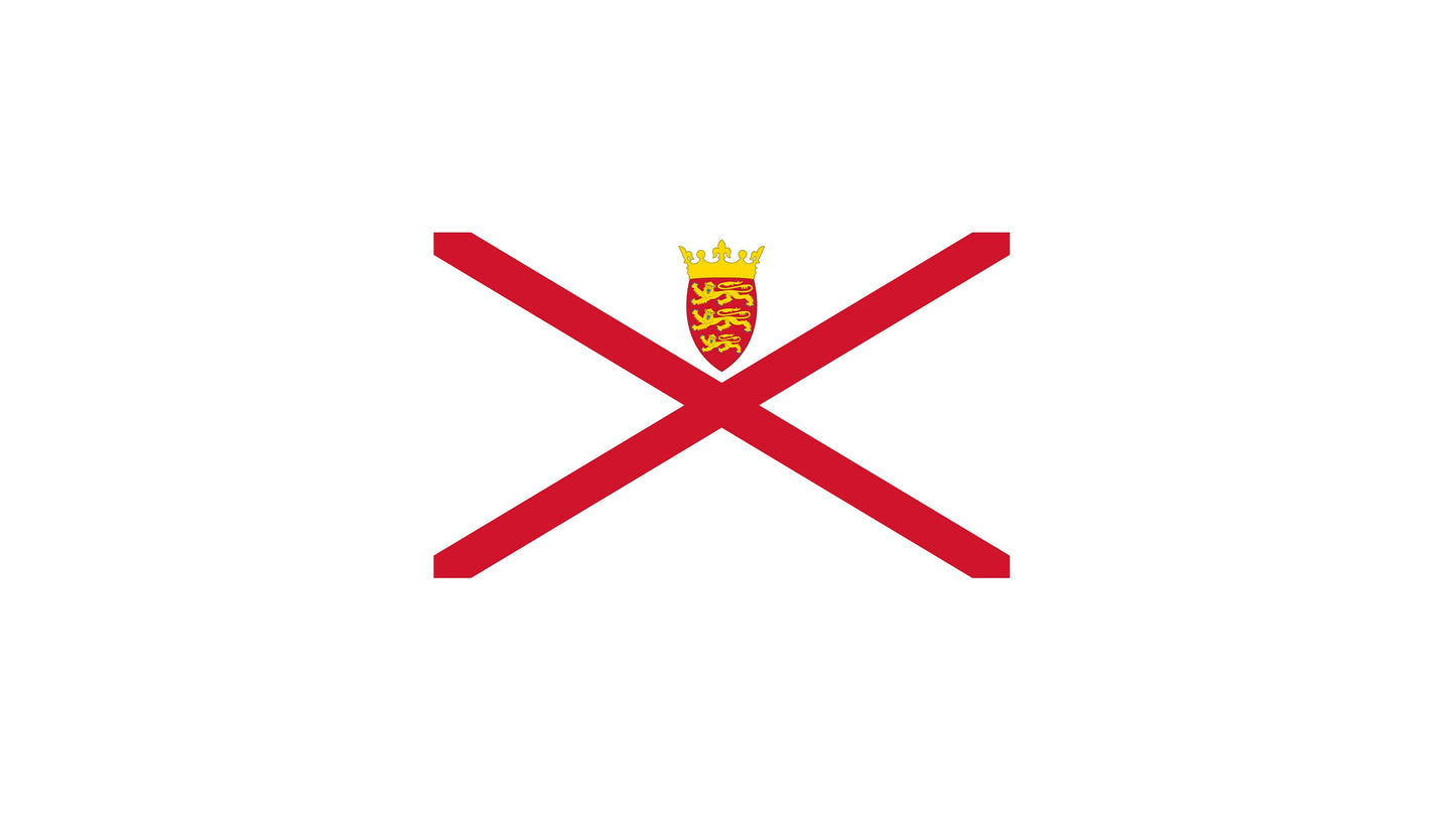 Jersey Flag Sticker Decal