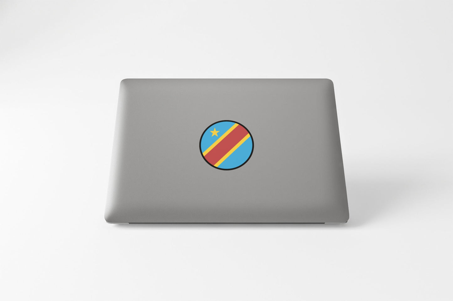 DRC Flag Circle Sticker Decal