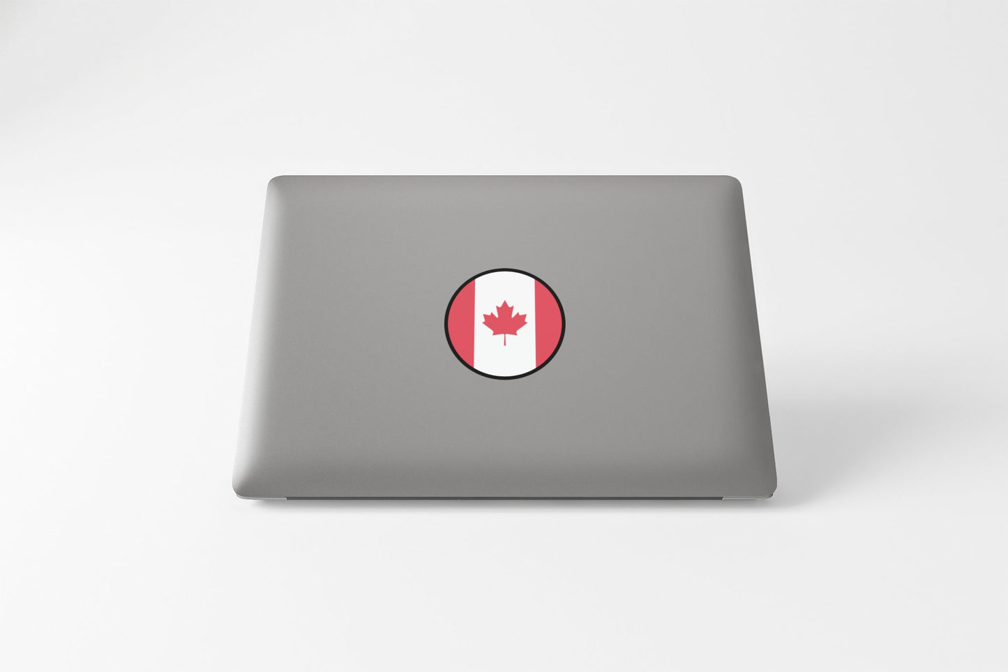Canada Flag Circle Sticker Decal