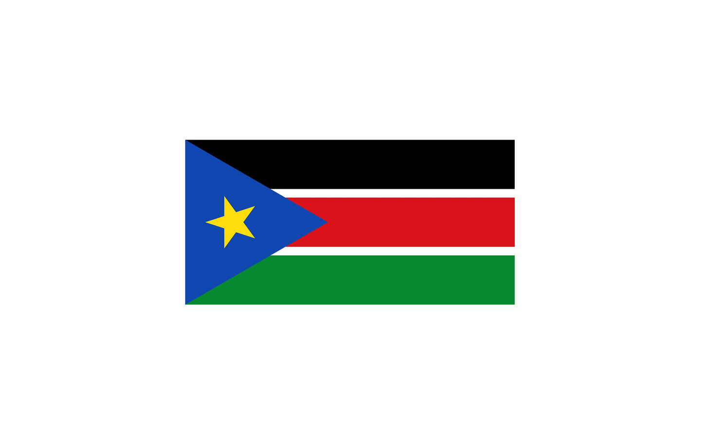 South Sudan Flag Sticker Decal