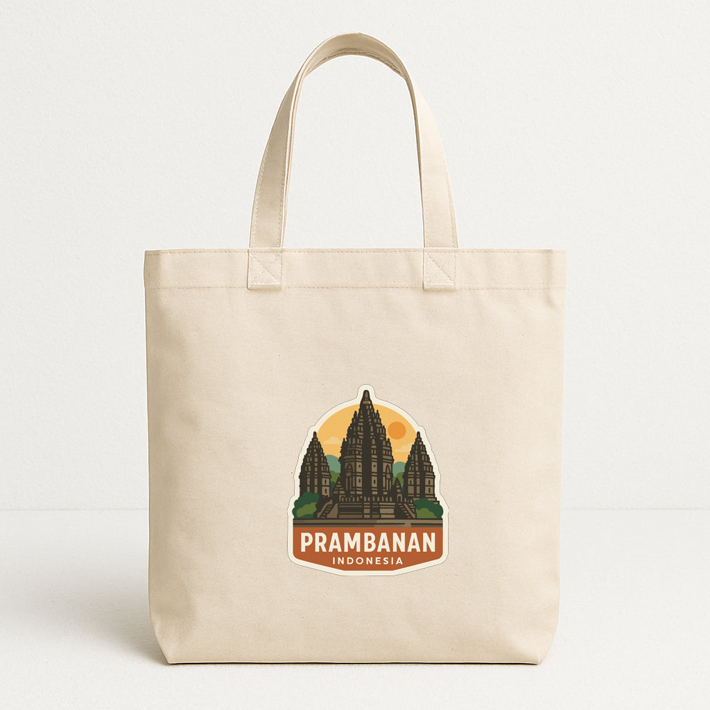 Prambanan Indonesia Iron On Heat Transfer Vinyl HTV Die-Cut Symbolic Landmark