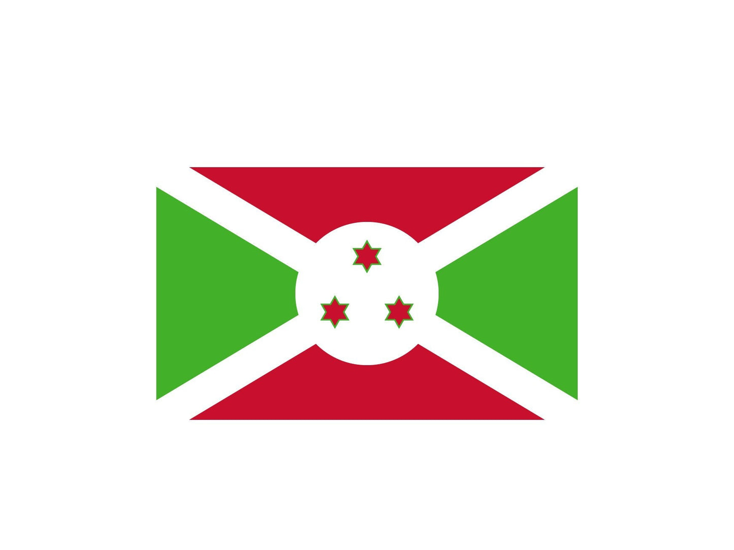 Burundi Flag Sticker Decal