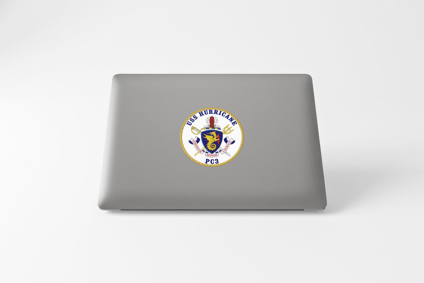 USS Hurricane PC-3 Badge Sticker Decal Cyclone Class Patrol boat Car Sticker Bumper Sticker for Car Emblem