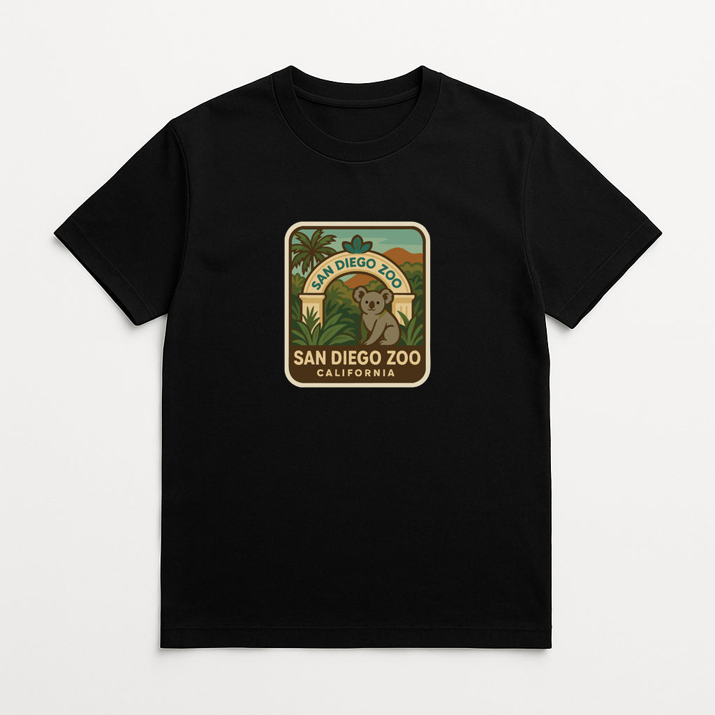 San Diego Zoo California Iron On Heat Transfer Vinyl HTV Die-Cut Symbolic