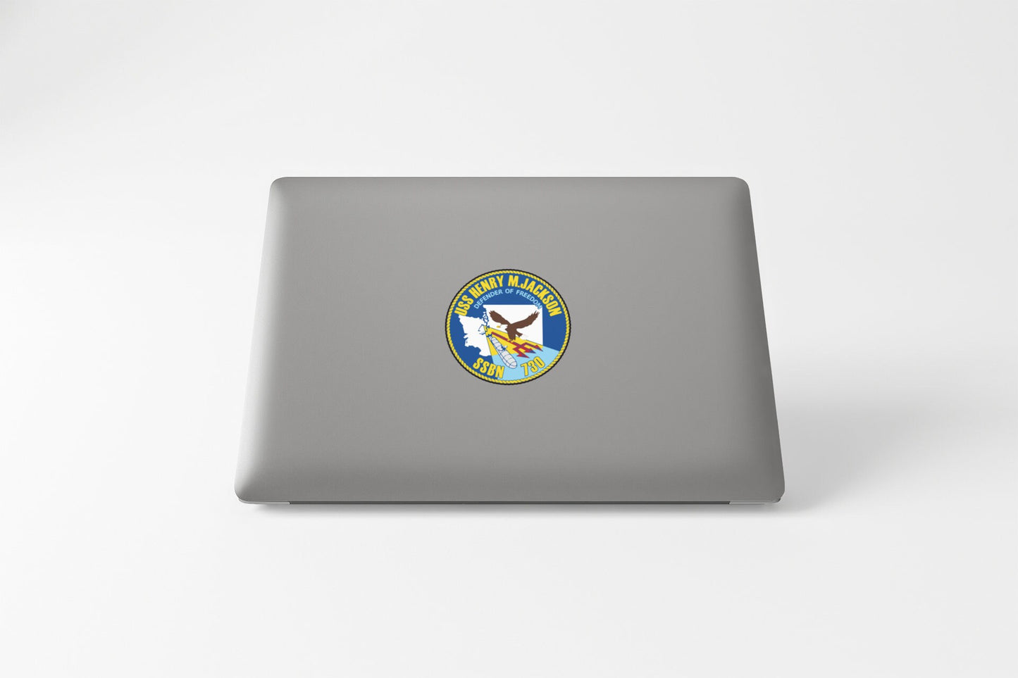 USS Henry M. Jackson SSBN-730 Badge Sticker Decal Ohio Class Ballistic missile submarine Car Sticker Bumper Sticker for Car Emblem