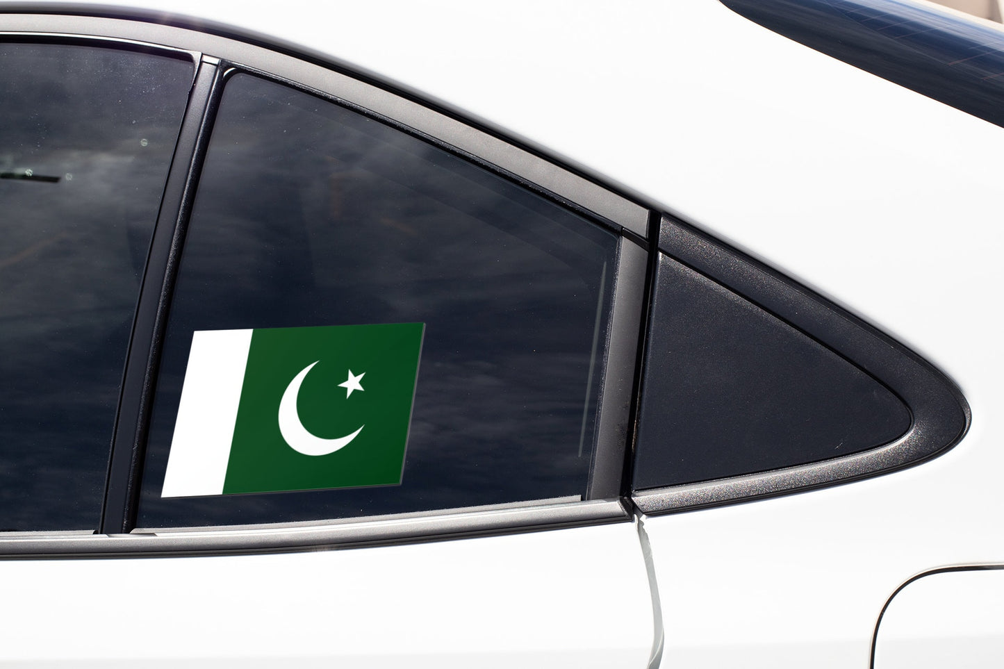 Pakistan Flag Sticker Decal / Islamic Republic of Pakistan / Islamabad / Pakistani