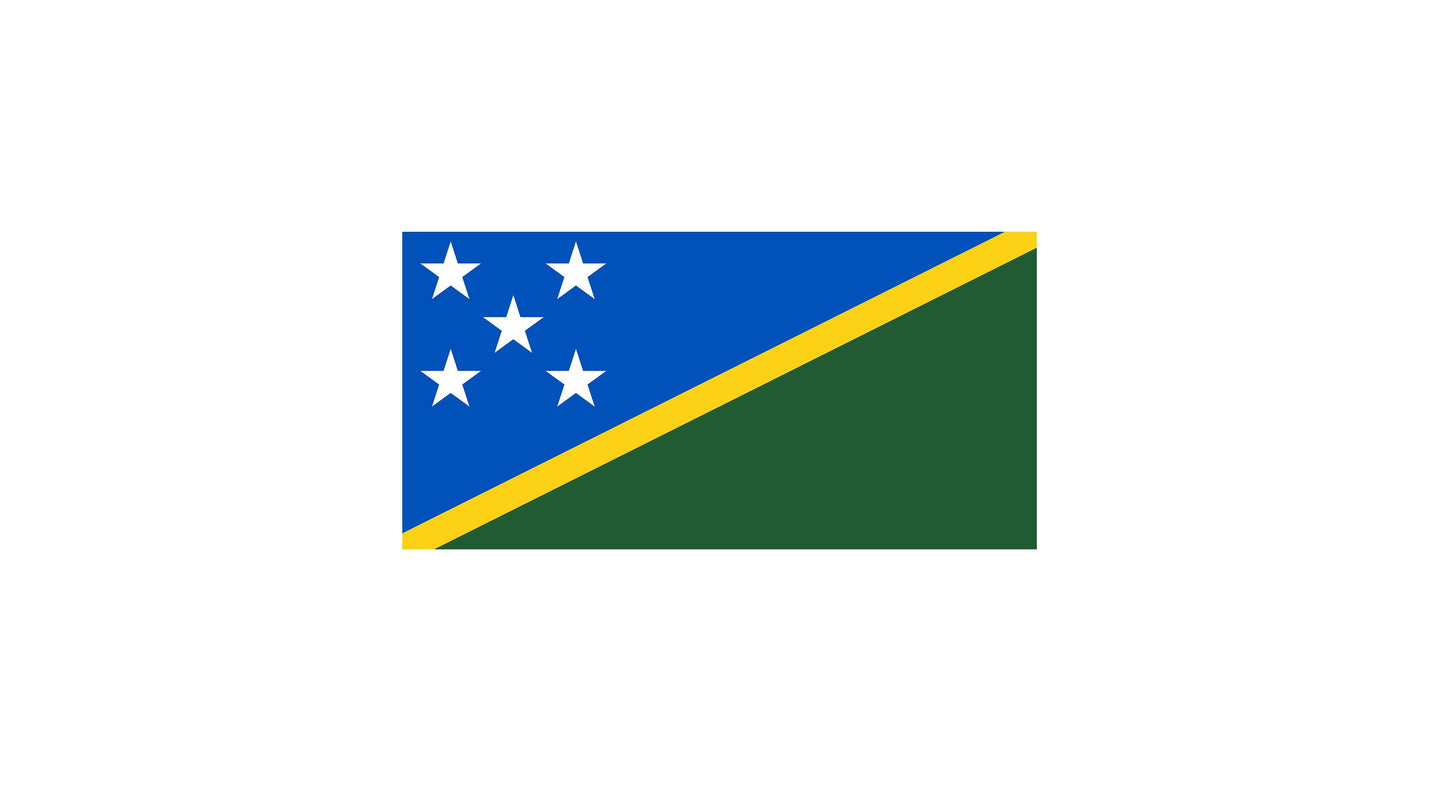Solomon Islands Flag Sticker Decal