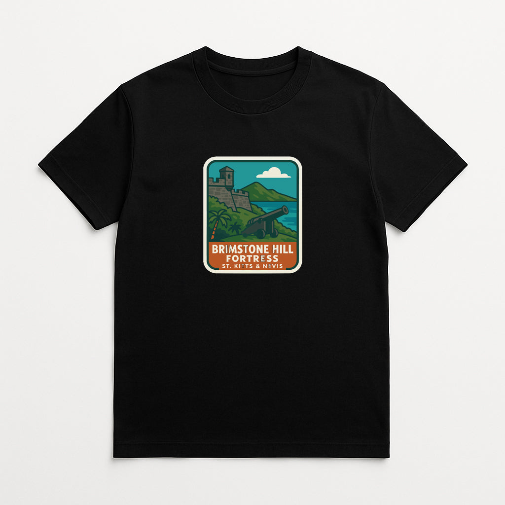Brimstone Hill Fortress St. Kitts & Nevis Iron On Heat Transfer Vinyl HTV Symbol