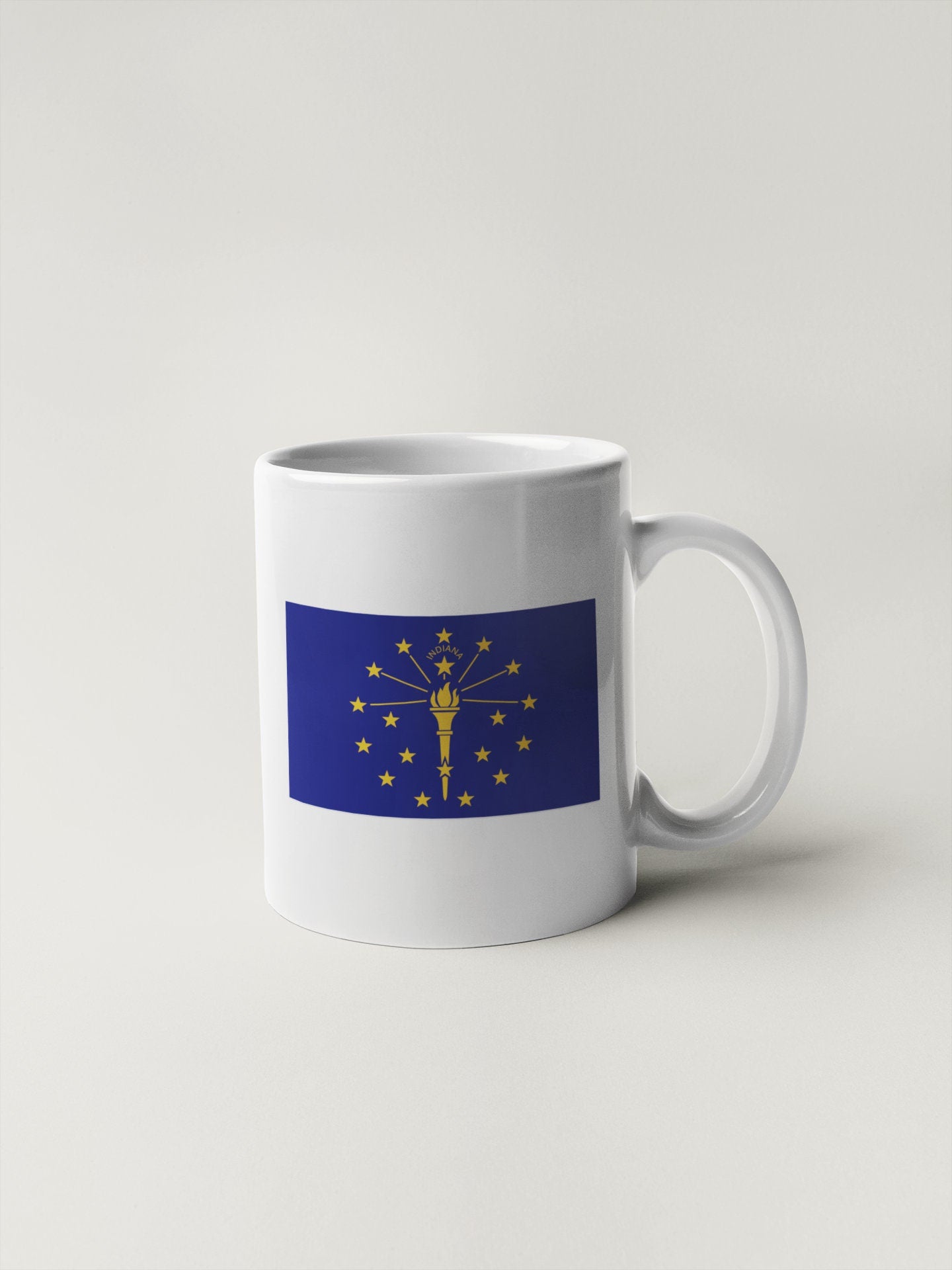Indiana State Flag Vinyl Sticker Decal