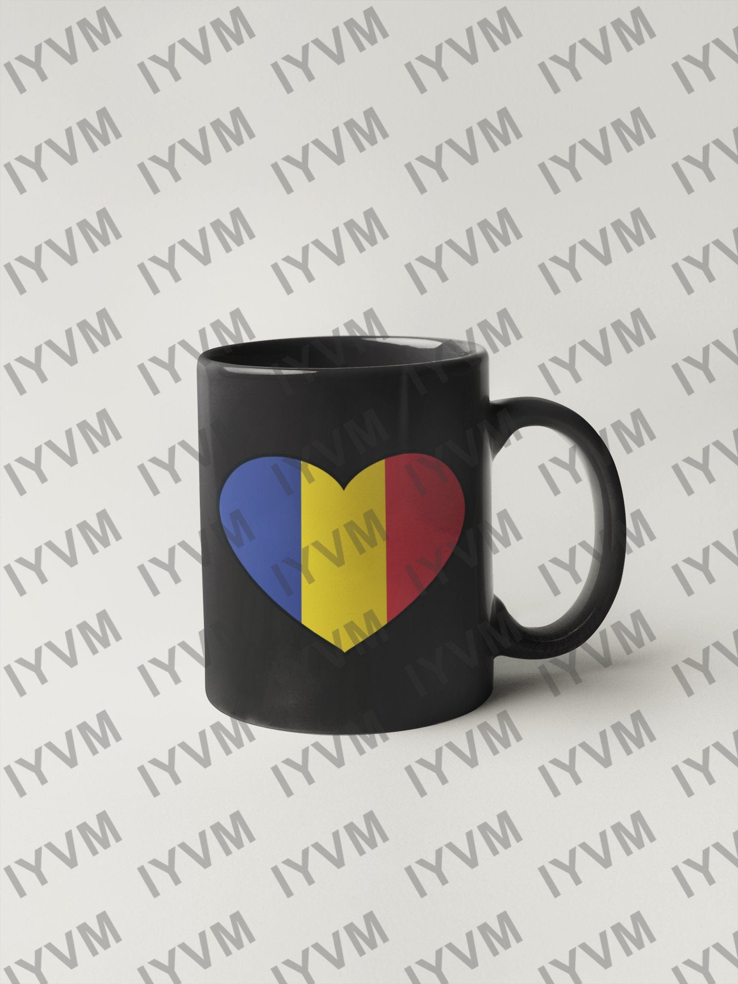 Romania Flag Heart Sticker Decal / România / Bucharest / Romanian