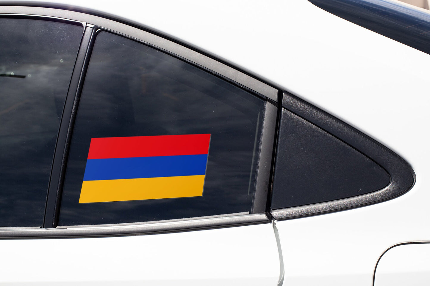 Armenia Flag Sticker Decal / Yerevan / Մեկ Ազգ, Մեկ Մշակույթ Mek Azg, Mek Mshakuyt / Armenian