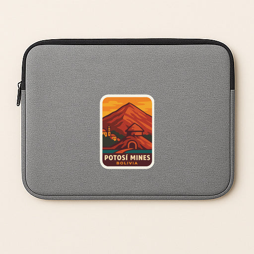 Potosí Mines Bolivia Iron On Heat Transfer Vinyl HTV Die-Cut Symbolic Landmark