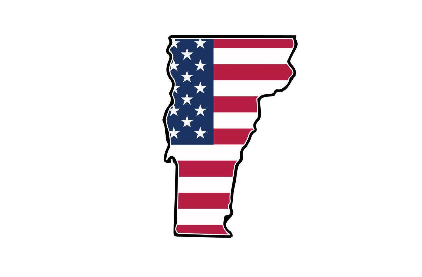 a map of the state of minnesota with the american flag