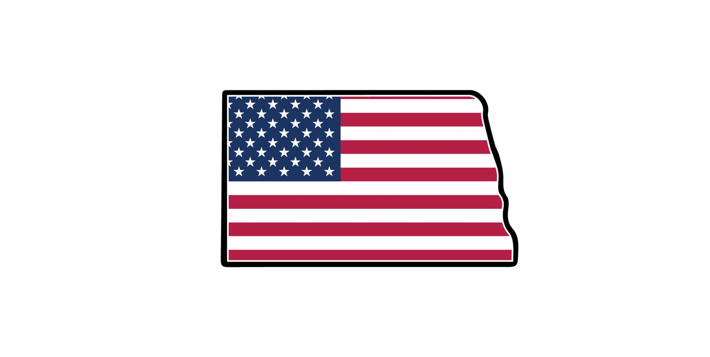 a flag in the shape of the state of indiana