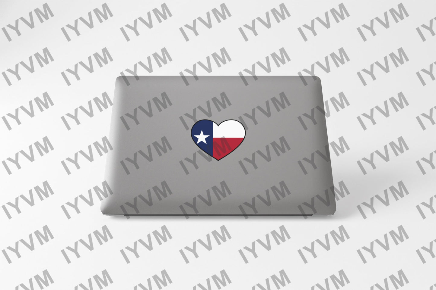 State of Texas Flag Heart Sticker Decal  USA Texas State  Austin  The Lone Star State