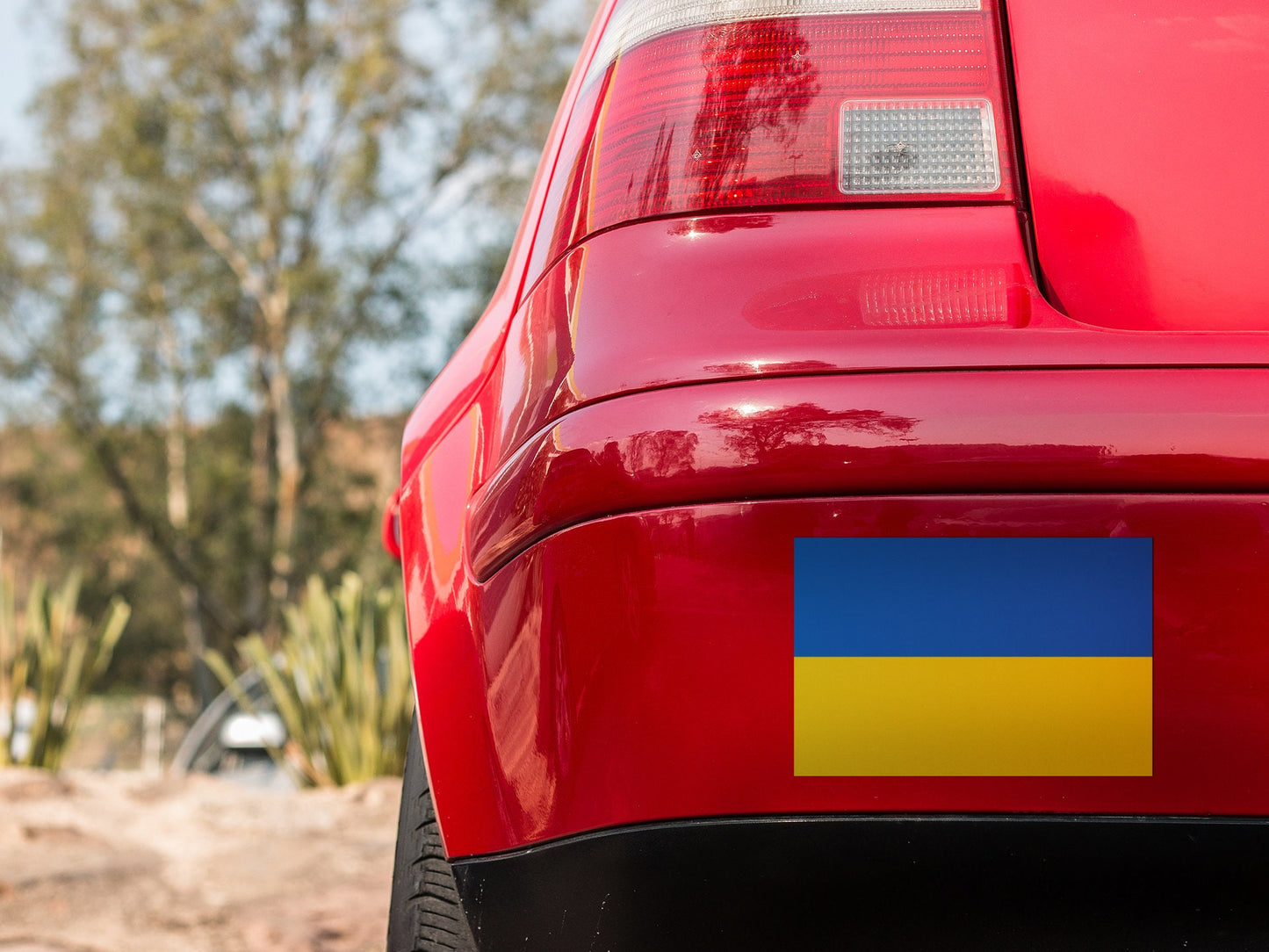 Ukraine Flag Sticker Decal