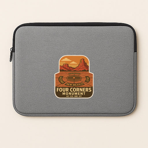 Four Corners Monument Iron On Heat Transfer Vinyl HTV Symbolic Landmark