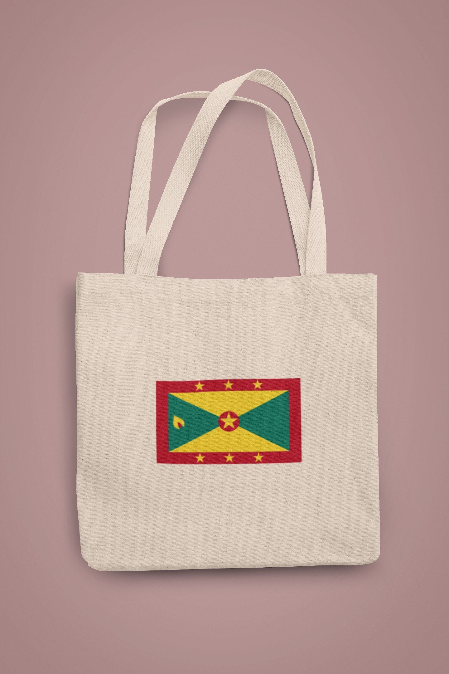 Grenada Flag Iron On Heat Transfer Vinyl HTV Gwenad Grenadian Creole French Ever Conscious of God We Aspire, Build and Advance as One People