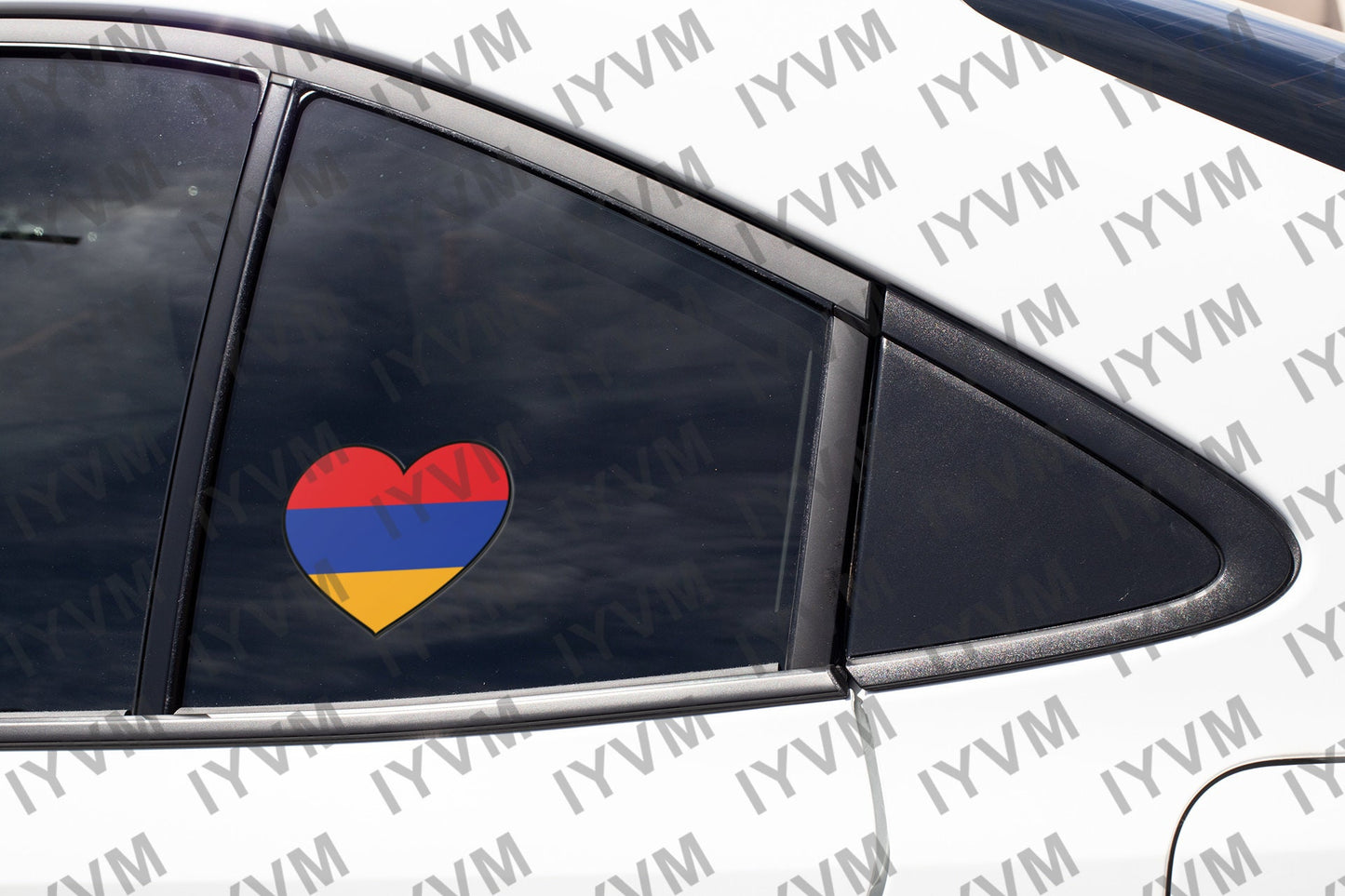 Armenia Flag Heart Sticker Decal / Yerevan / Մեկ Ազգ, Մեկ Մշակույթ Mek Azg, Mek Mshakuyt / Armenian