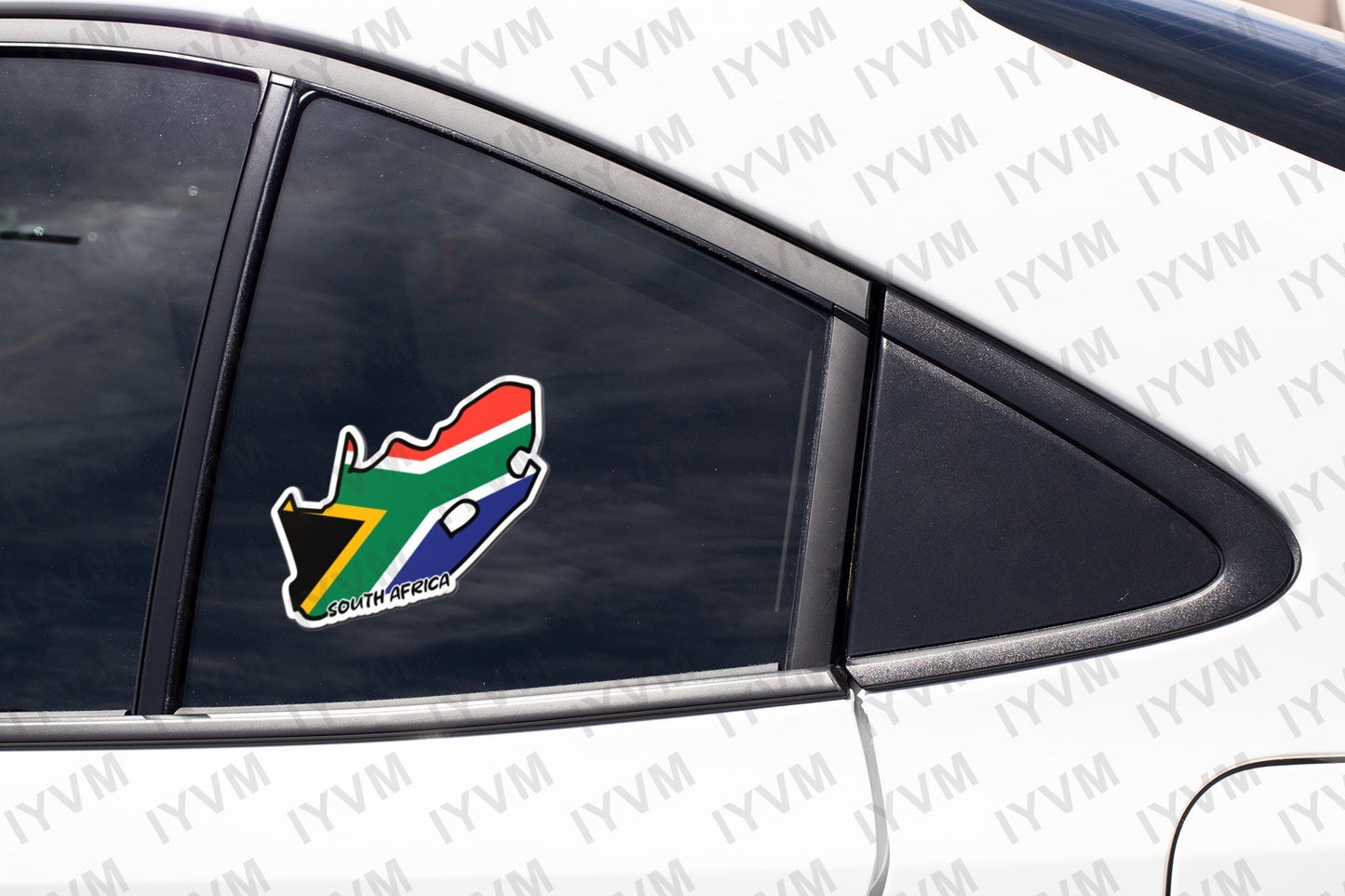 South Africa Map Flag Sticker Decal / Republic of South Africa / RSA / Pretoria / Cape Town / Bloemfontein / Johannesburg