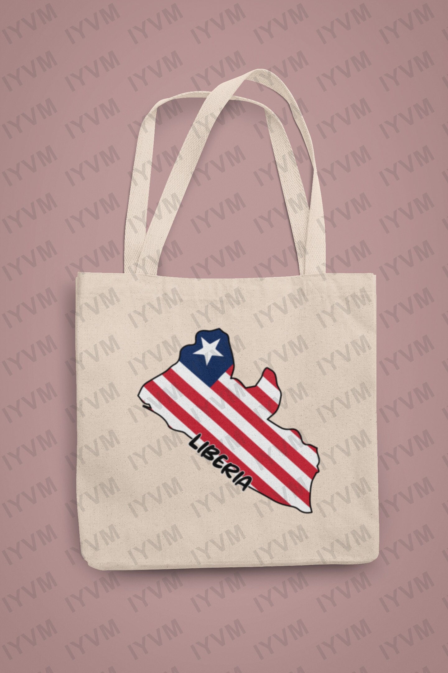 Liberia Map Iron On Heat Transfer Vinyl HTV / Republic of Liberia / Monrovia / Liberian