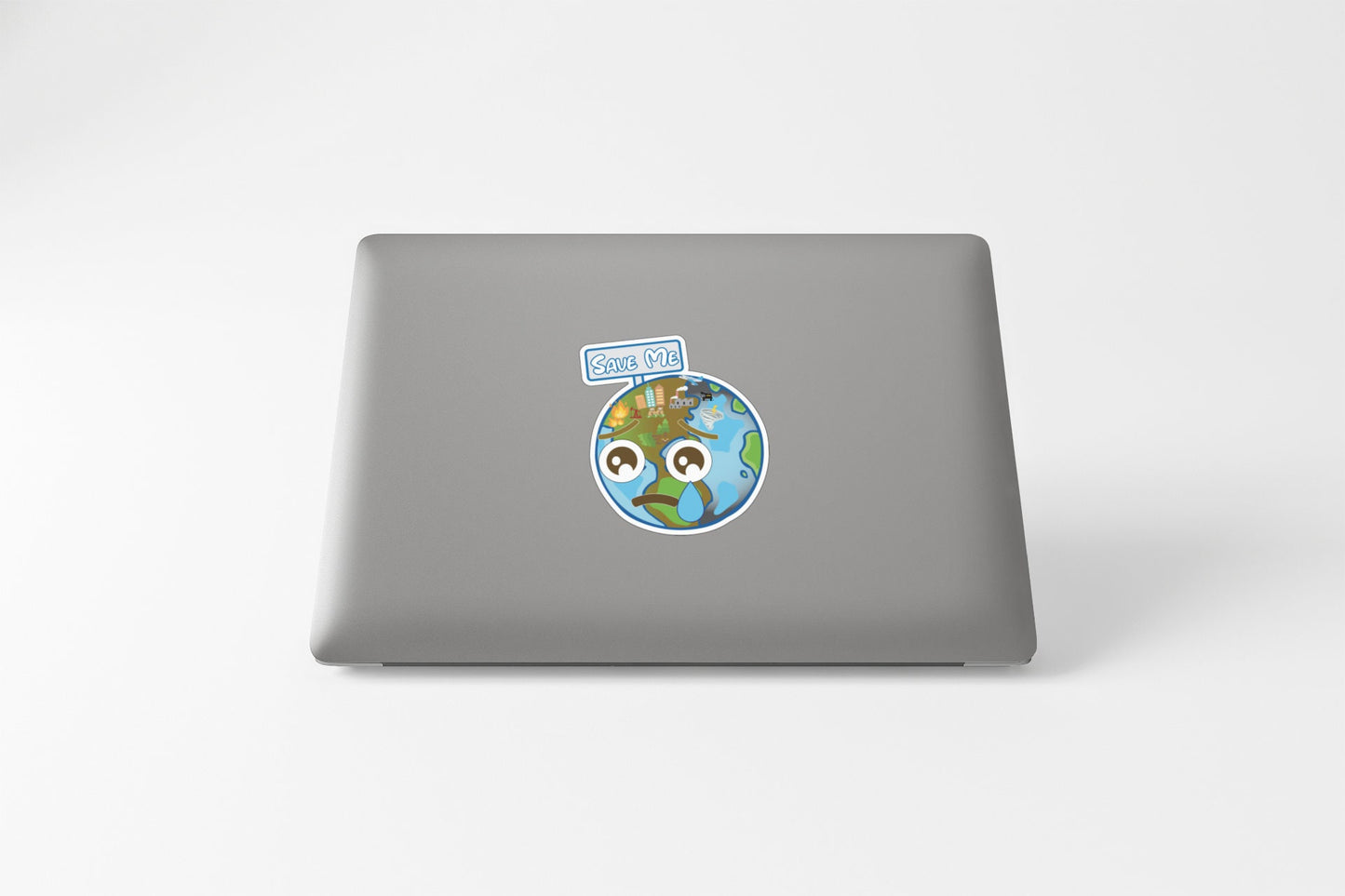 Save the Earth Sticker Decal Vinyl Go Green Decal End Climate Change Go Green Stop Global Warming