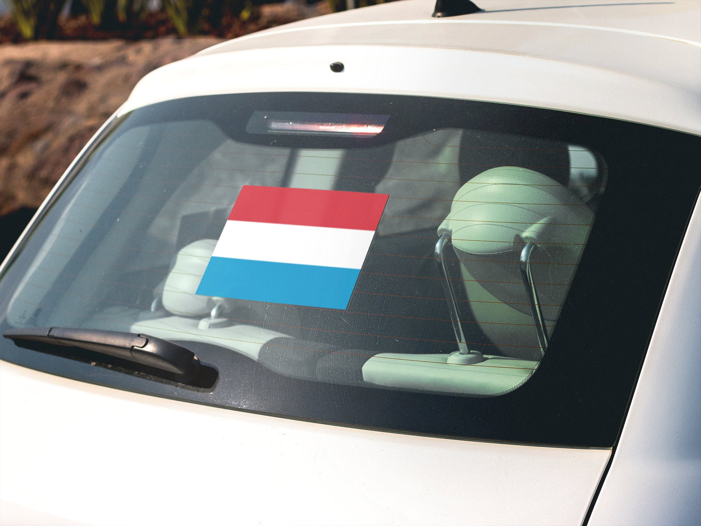 Luxembourg Flag Sticker Decal